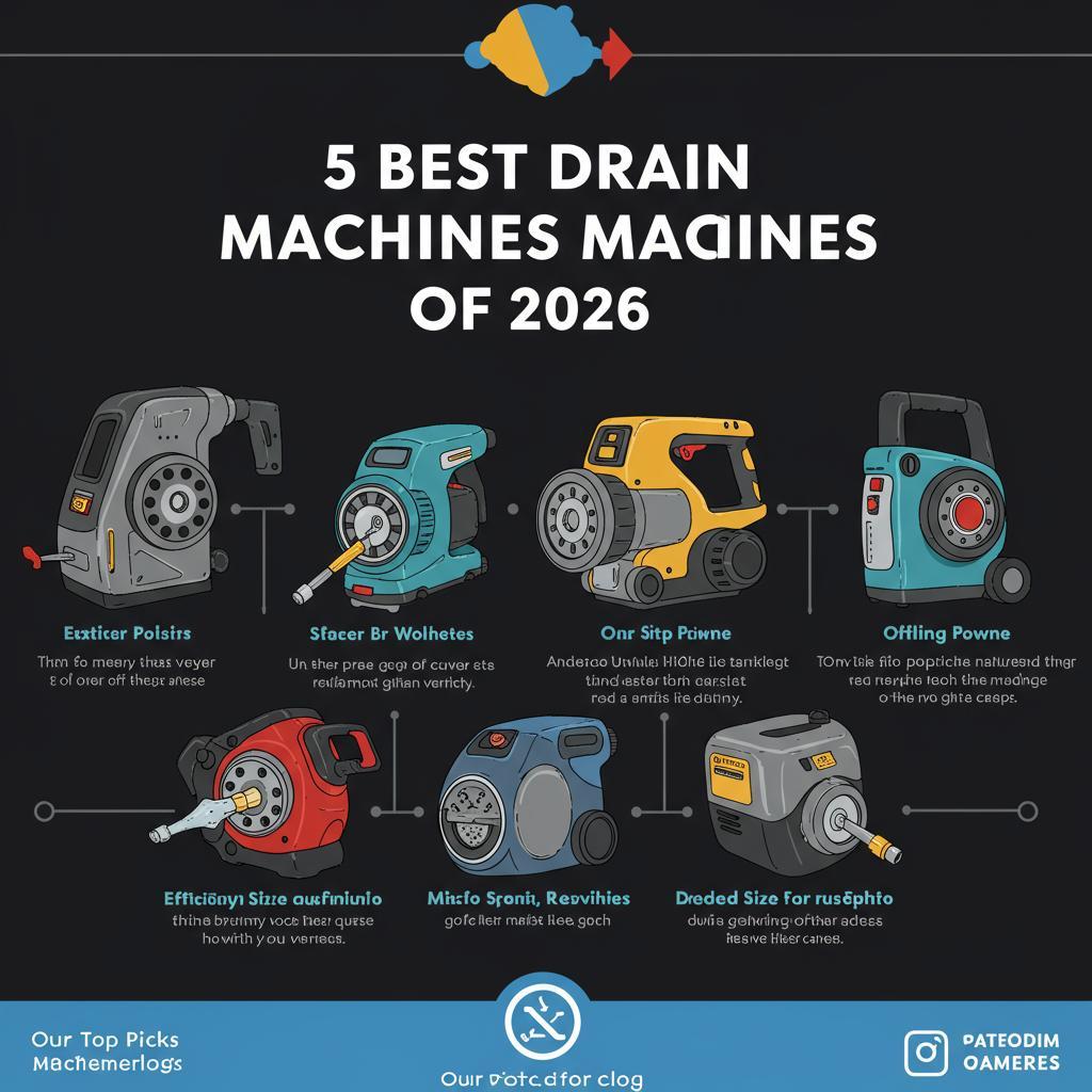 5 Best Drain Opener Machines of 2026 (Our Top Picks for Clogs)