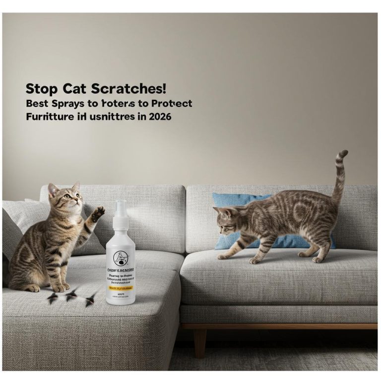Stop Cat Scratches! Best Sprays to Protect Furniture in 2026