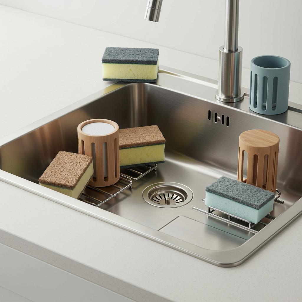 7 Best Kitchen Sponge Holders for Sink in 2026 (Stylish & Sanitary)