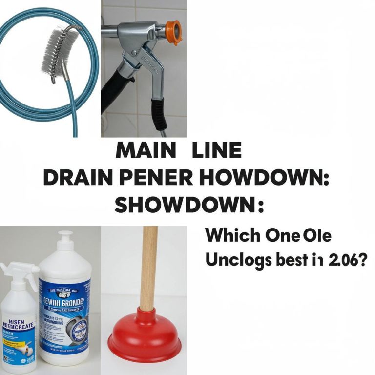 Main Line Drain Opener Showdown: Which One Unclogs Best in 2026?