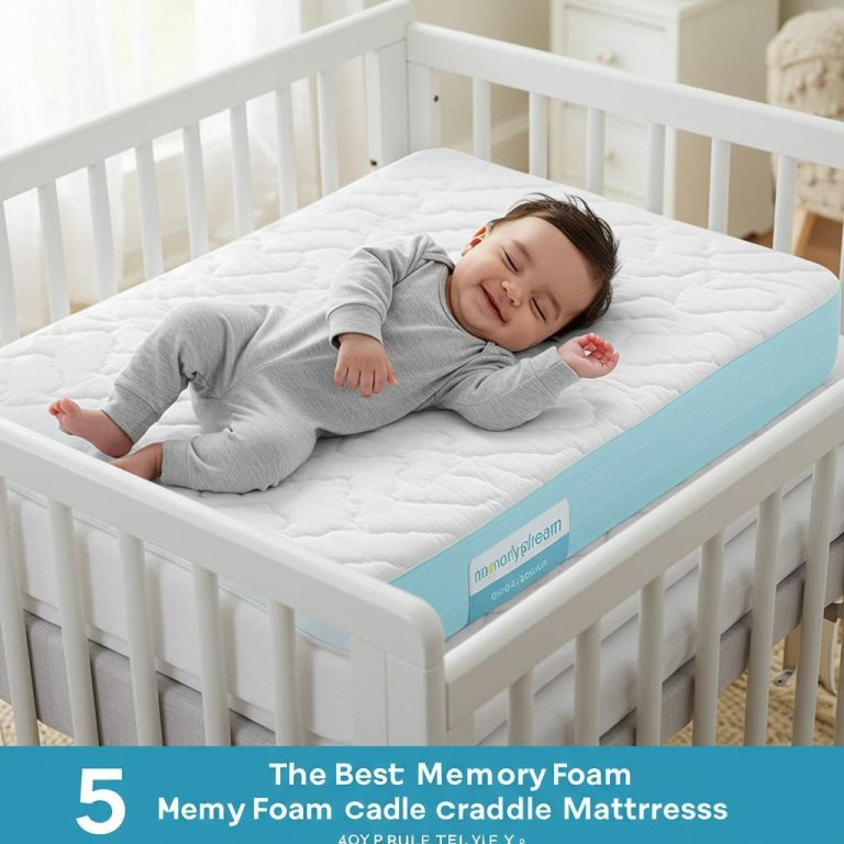 5 Best Memory Foam Cradle Mattresses for Baby’s Sweetest Dreams (2024)