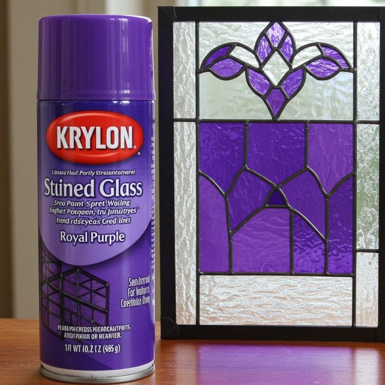 Krylon Stained Glass Royal Purple Spray Paint: Achieve a Stunning Translucent Finish