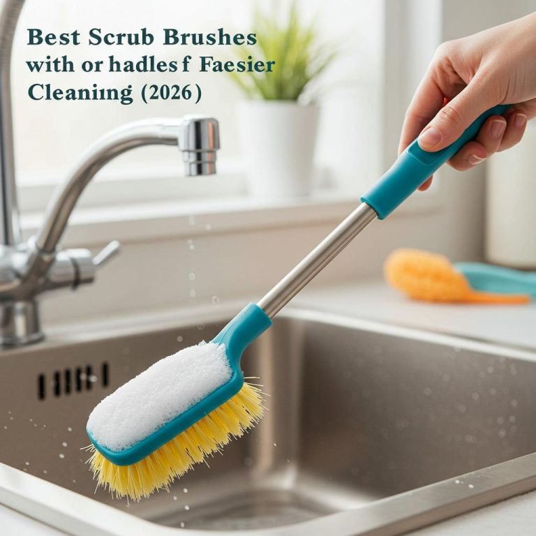 Best Scrub Brushes with Long Handles for Easier Cleaning [2026]