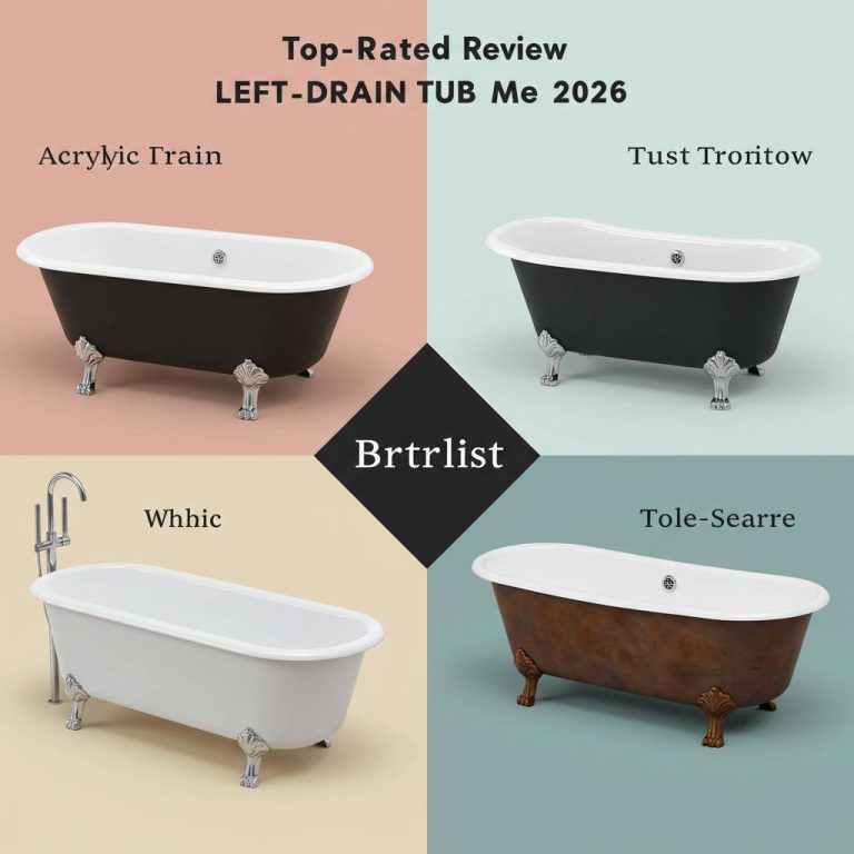The 5 Best Left Drain Bathtubs of 2026: Expert Reviews & Ratings