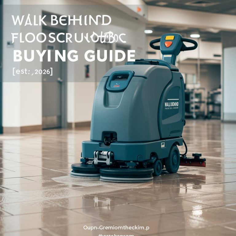 Walk Behind Floor Scrubber Buying Guide: Top Brands, Features & Pricing [2026]
