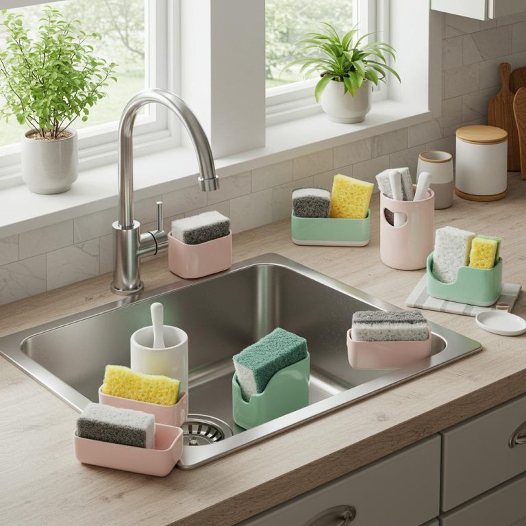 9 Best Sponge Holders for Kitchen Sinks in 2026 (Stylish & Functional)