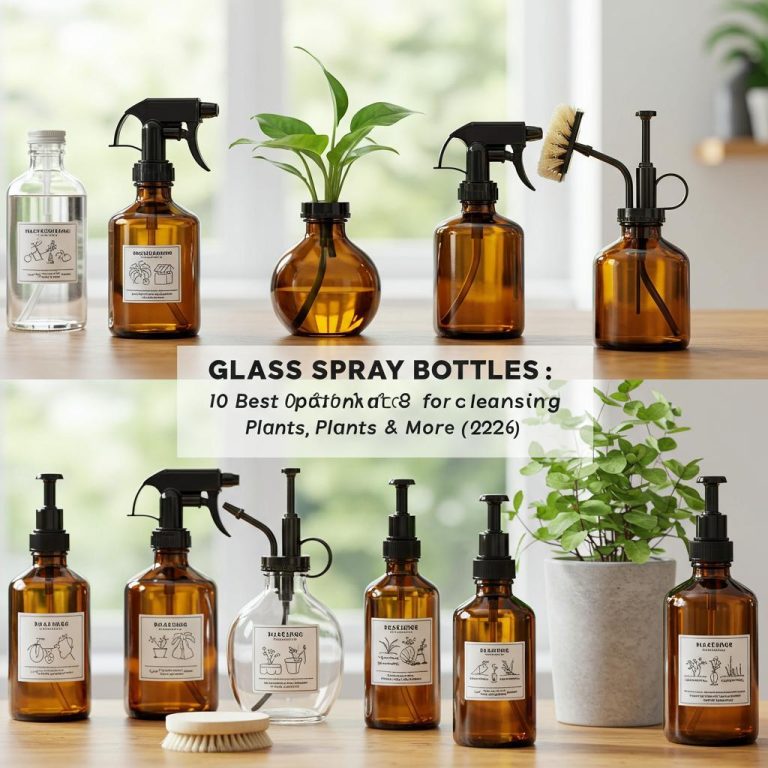 Glass Spray Bottles: 10 Best Options for Cleaning, Plants & More (2026)