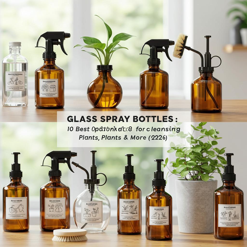 Glass Spray Bottles: 10 Best Options for Cleaning, Plants & More (2026)