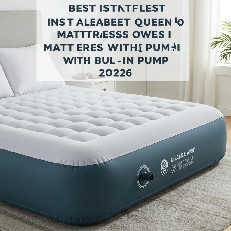 7 Best Inflatable Queen Mattresses With Built-In Pumps in 2026