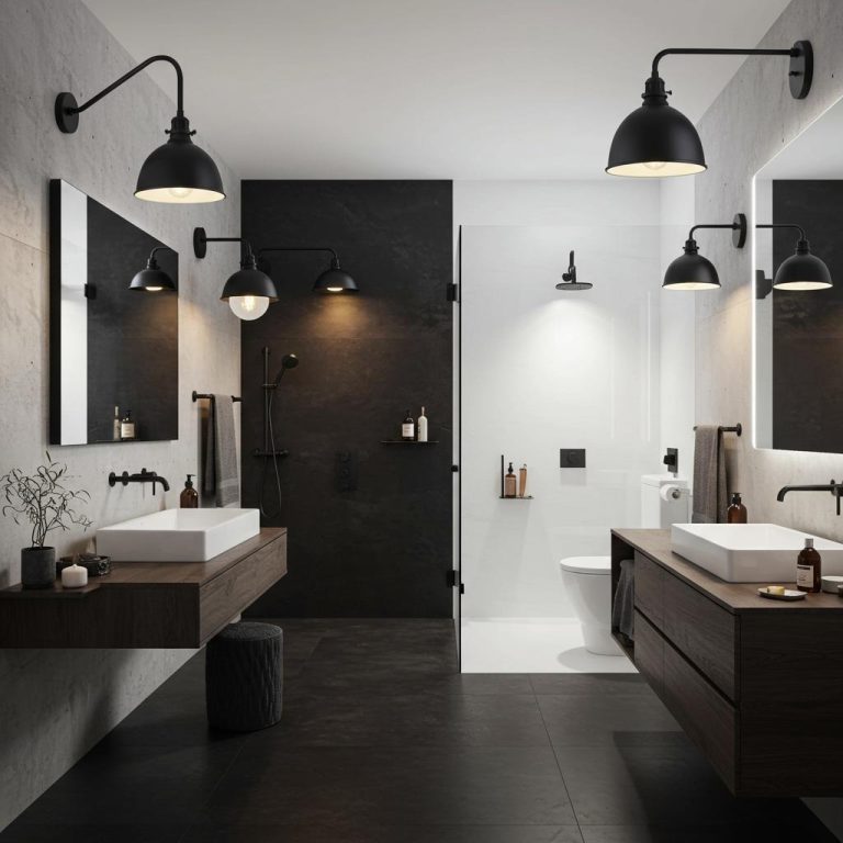 Matte Black Bathroom Light Fixtures: 10 Stunning Options for a Modern Bathroom (2026)