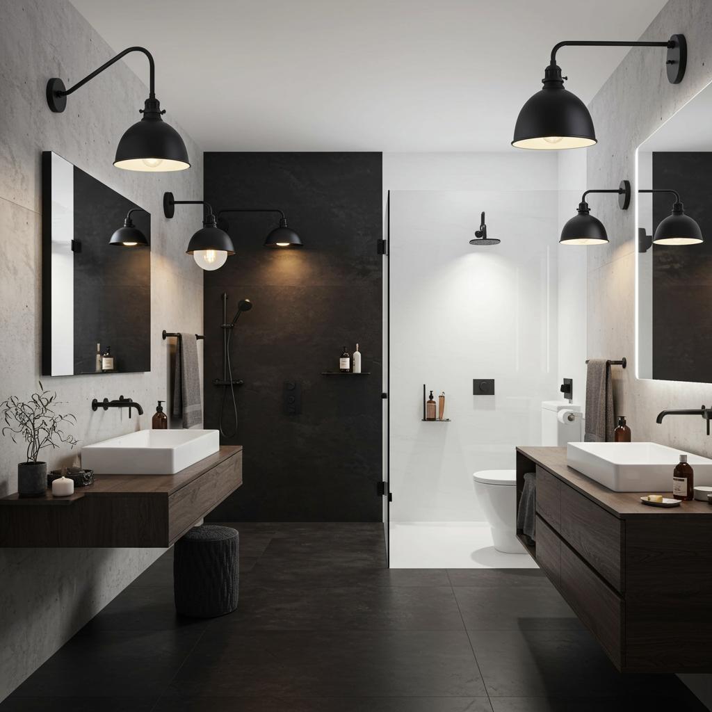 Matte Black Bathroom Light Fixtures: 10 Stunning Options for a Modern Bathroom (2026)