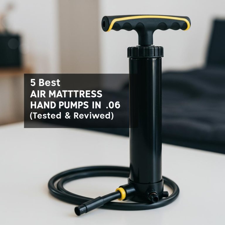 5 Best Air Mattress Hand Pumps in 2026 (Tested & Reviewed)