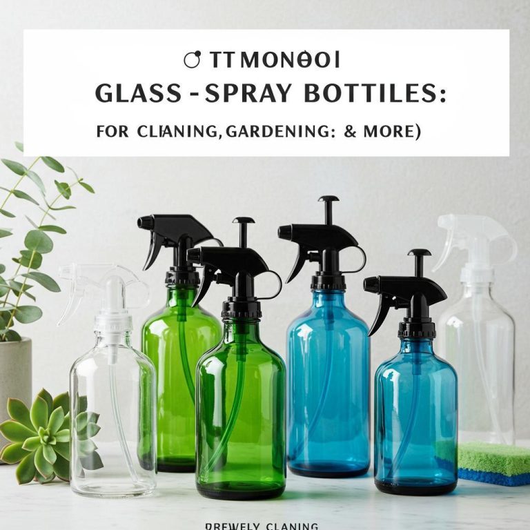 Glass Spray Bottles: 10 Best Options for Cleaning, Gardening, & More (2026)