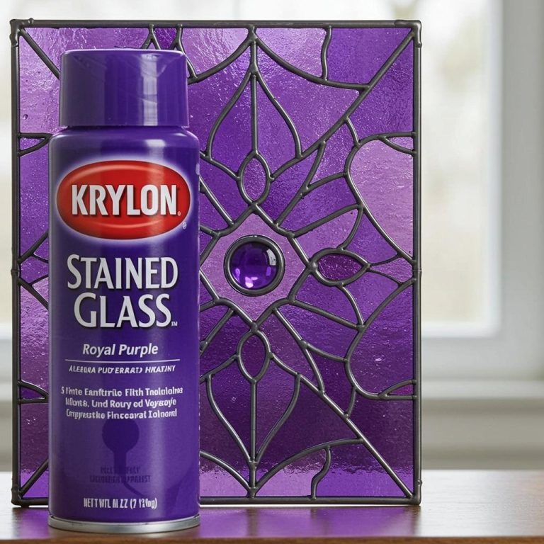 Krylon Stained Glass Royal Purple Spray Paint: Achieve Stunning Translucent Effects!