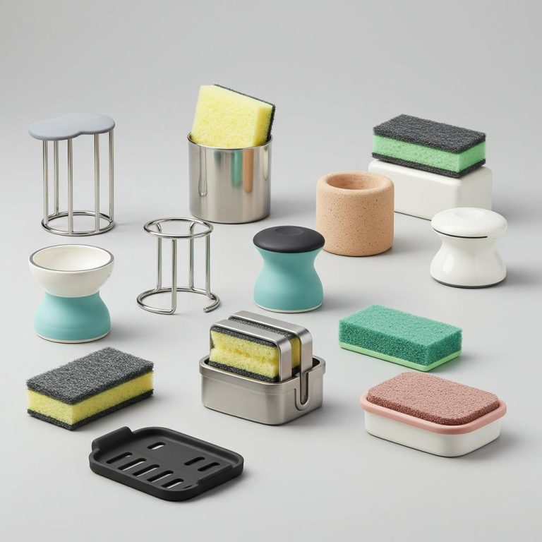 11 Best Sponge Holders for Kitchen Sinks in 2026 (Stylish & Functional)