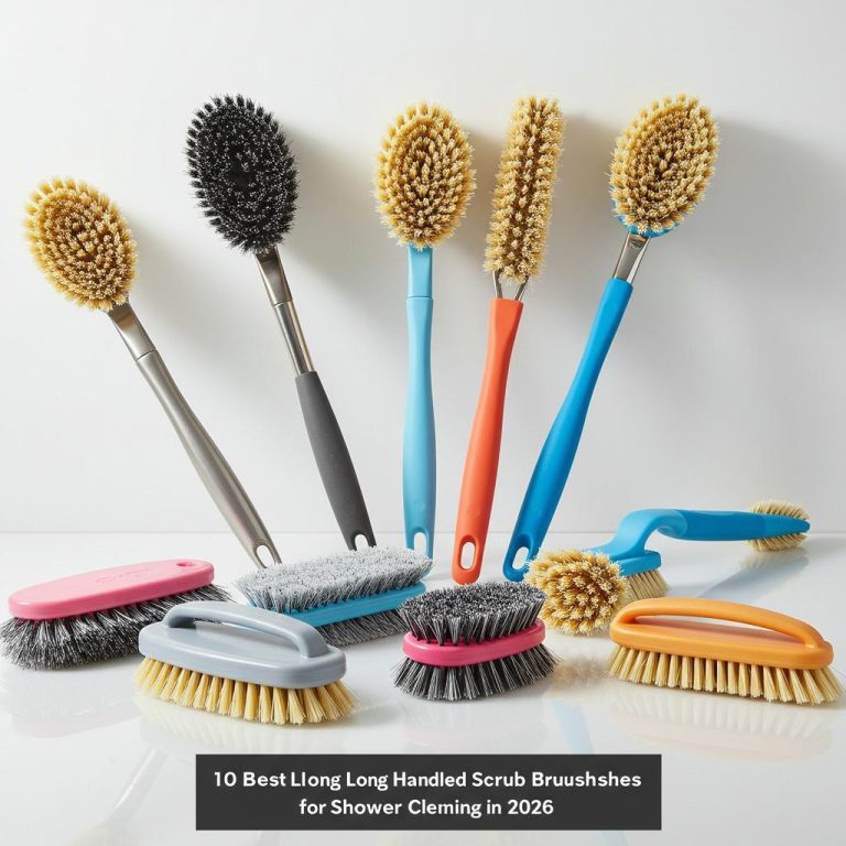 10 Best Long Handled Scrub Brushes for Shower Cleaning in 2026