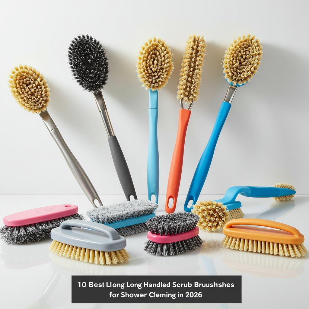10 Best Long Handled Scrub Brushes for Shower Cleaning in 2026
