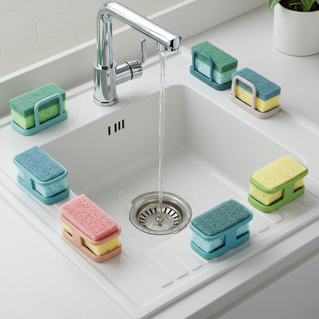 9 Best Kitchen Sink Sponge Holders of 2026 (Water Drainage, Tested!)