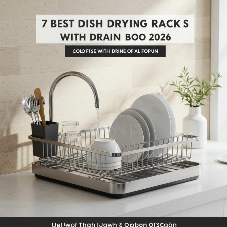 7 Best Dish Drying Racks with Drain Boards of 2026 (Tested & Reviewed)