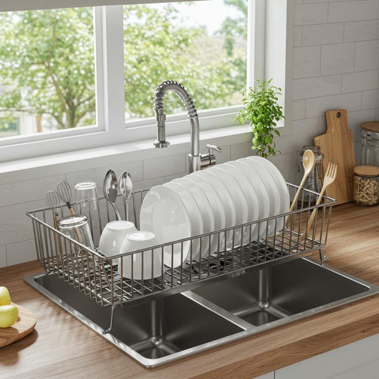 7 Best Dish Drying Racks for Sinks in 2026 (Space-Saving & Rust-Proof)