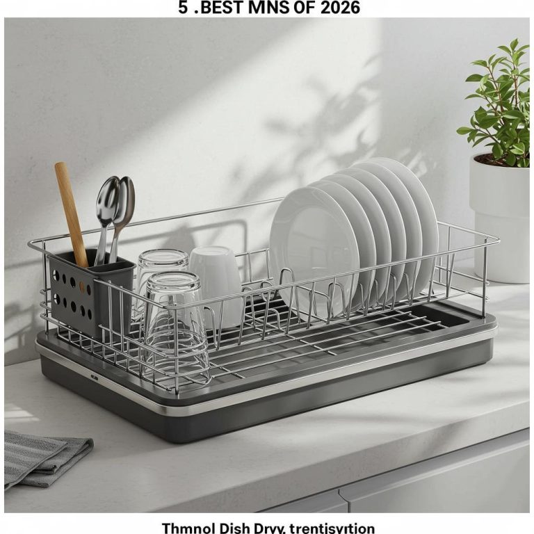 The 5 Best Dish Drying Racks of 2026 (Space-Saving & Stylish!)