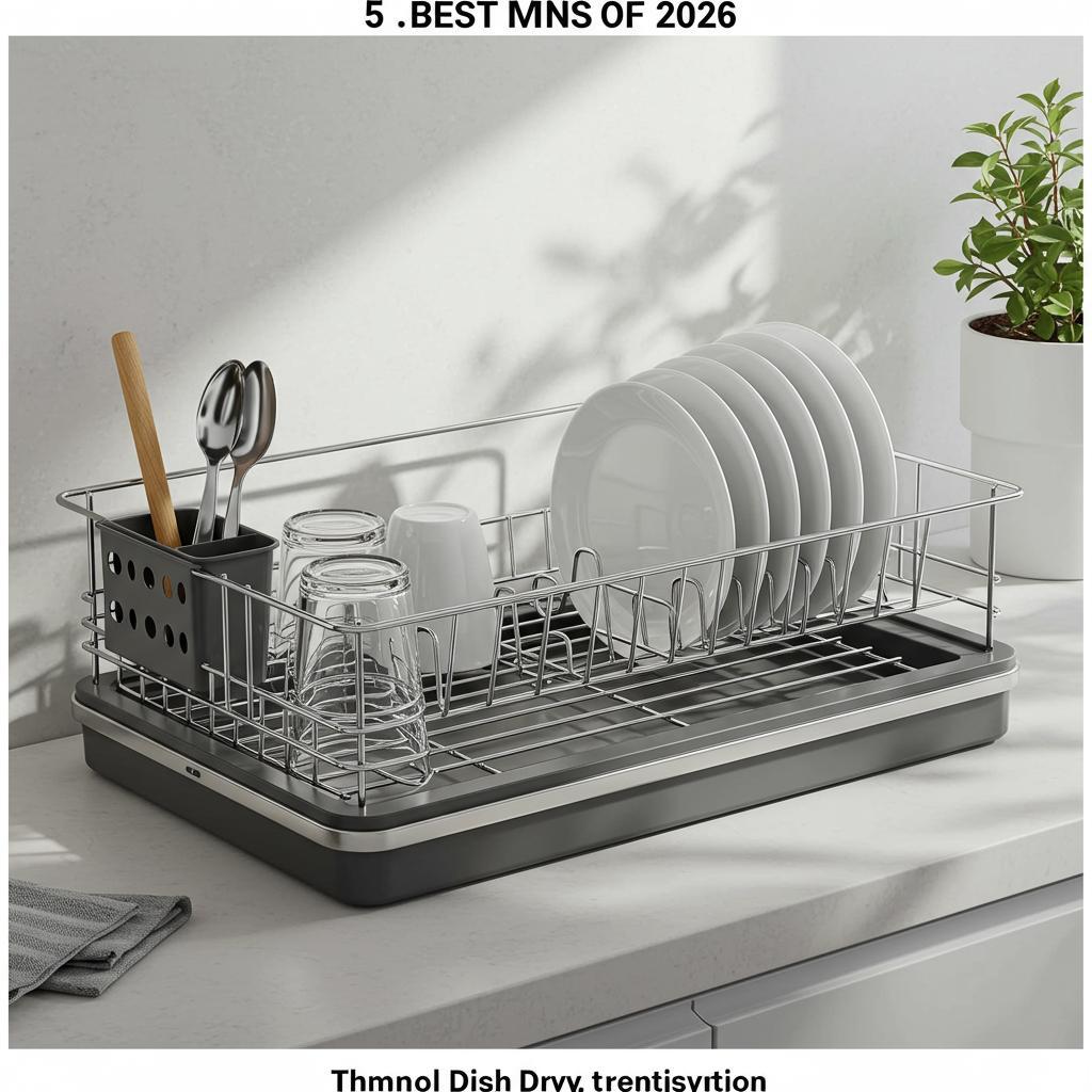 The 5 Best Dish Drying Racks of 2026 (Space-Saving & Stylish!)