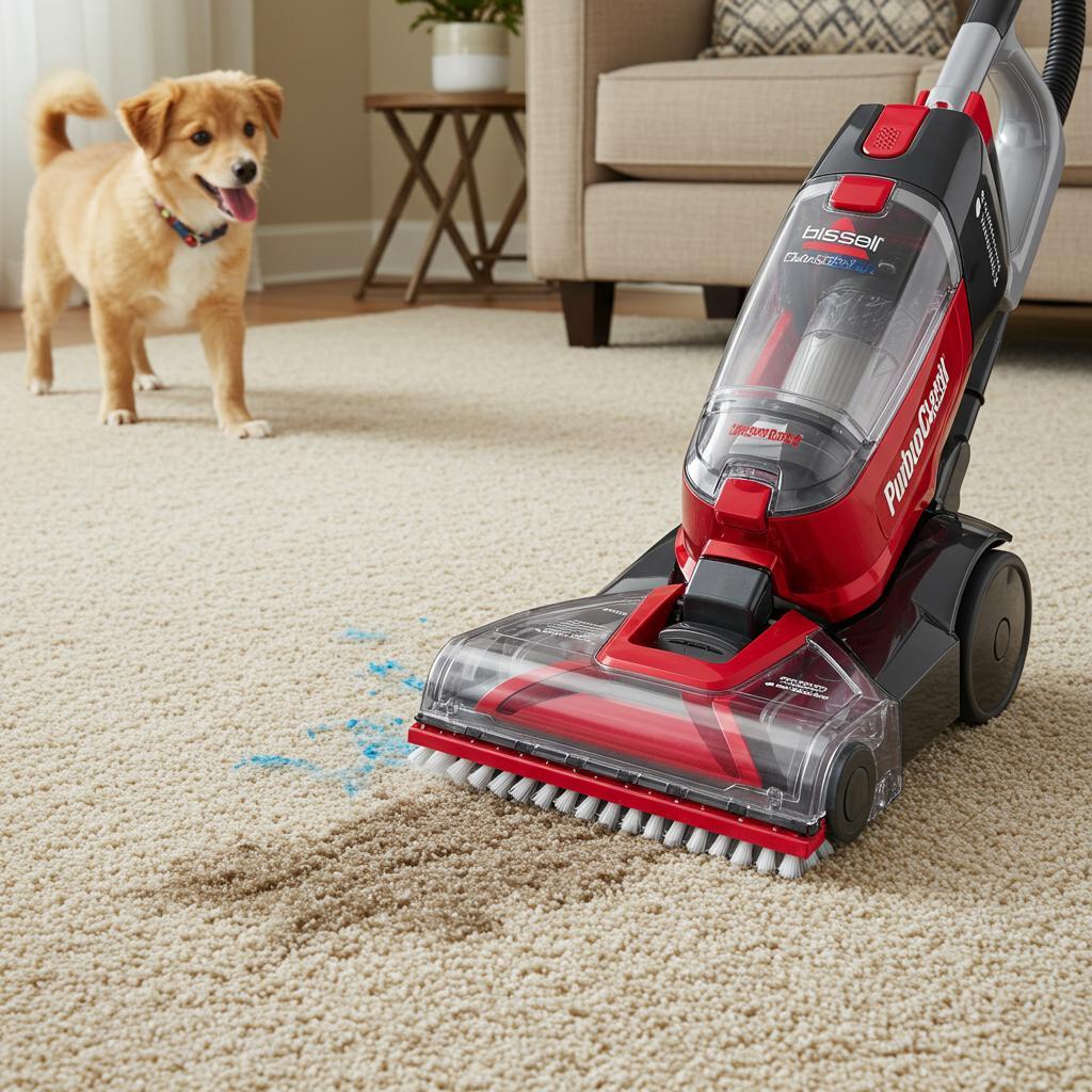 Bissell TurboClean PowerBrush Pet Carpet Cleaner Review: Does It Really Remove Stains?