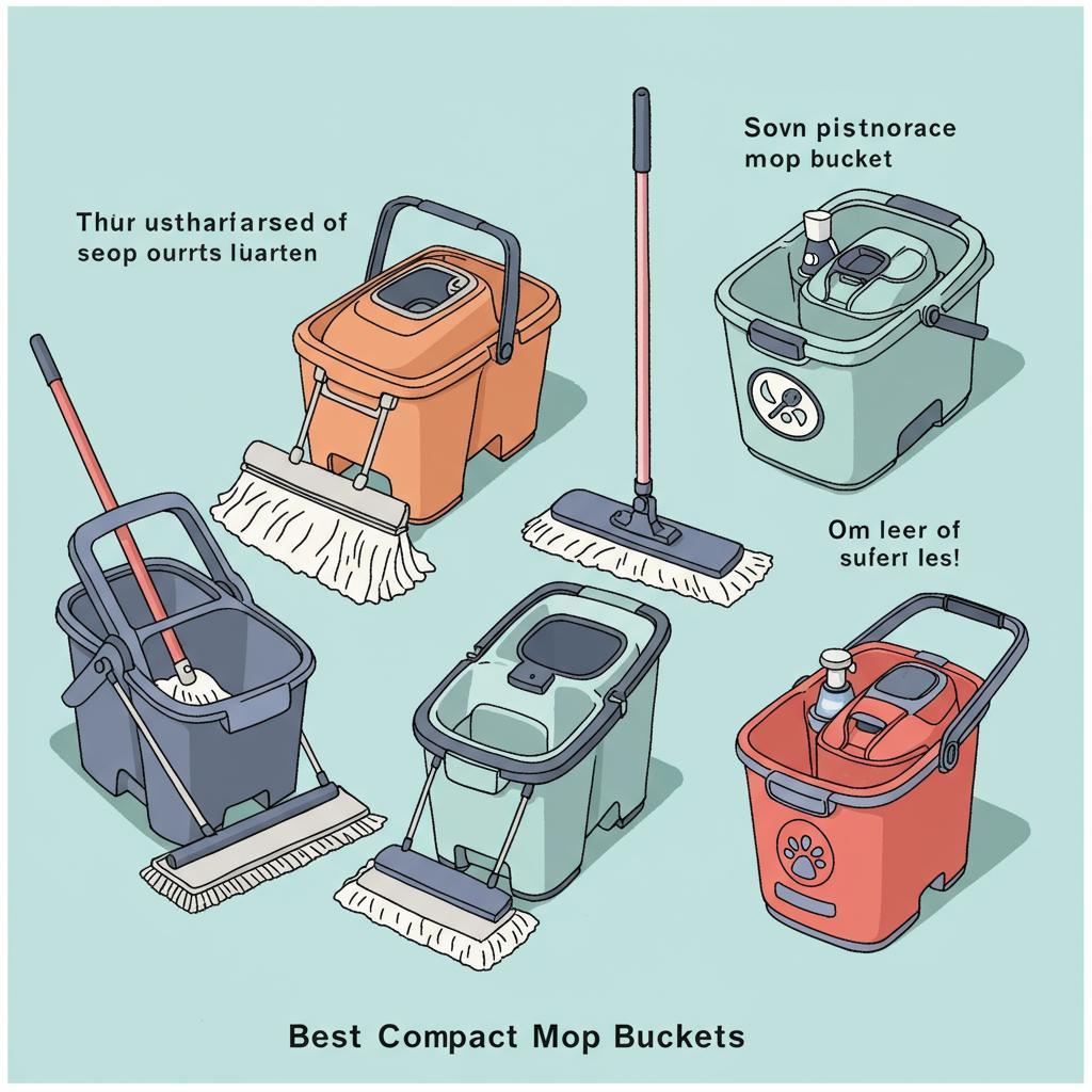 5 Best Small Mop Buckets with Wringers in 2026 (For Tight Spaces!)