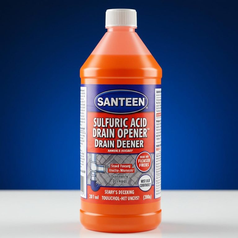 Santeen Sulfuric Acid Drain Opener: Does It Really Unclog the Toughest Drains? [2024 Review]