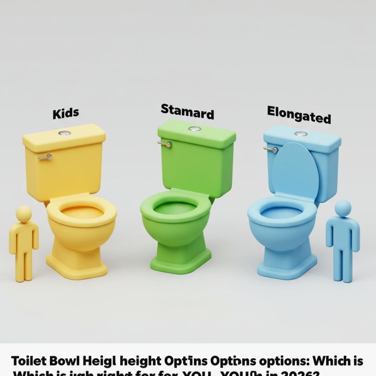 Toilet Bowl Height Options: Which is Right for YOU in 2026?
