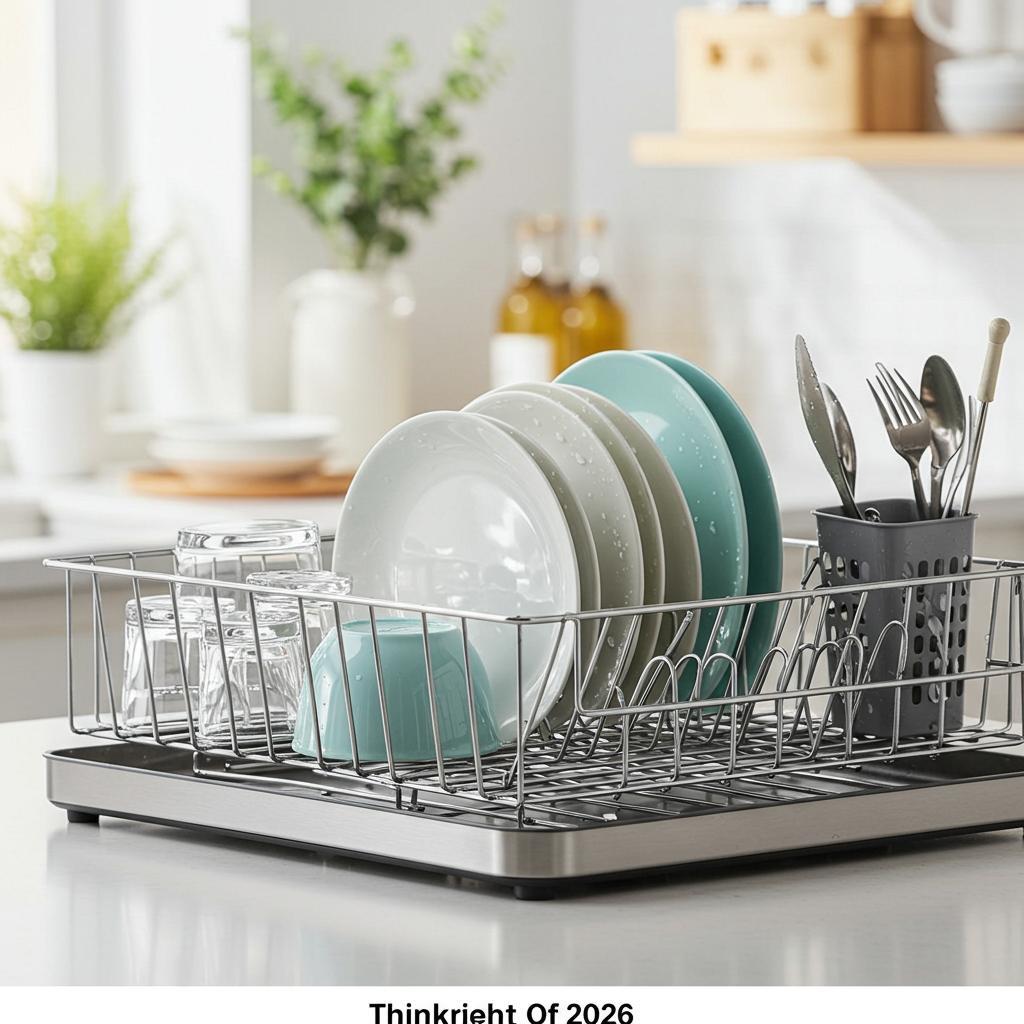 The 5 Best Dish Drying Racks of 2026 (From Space-Saving to Stainless Steel)