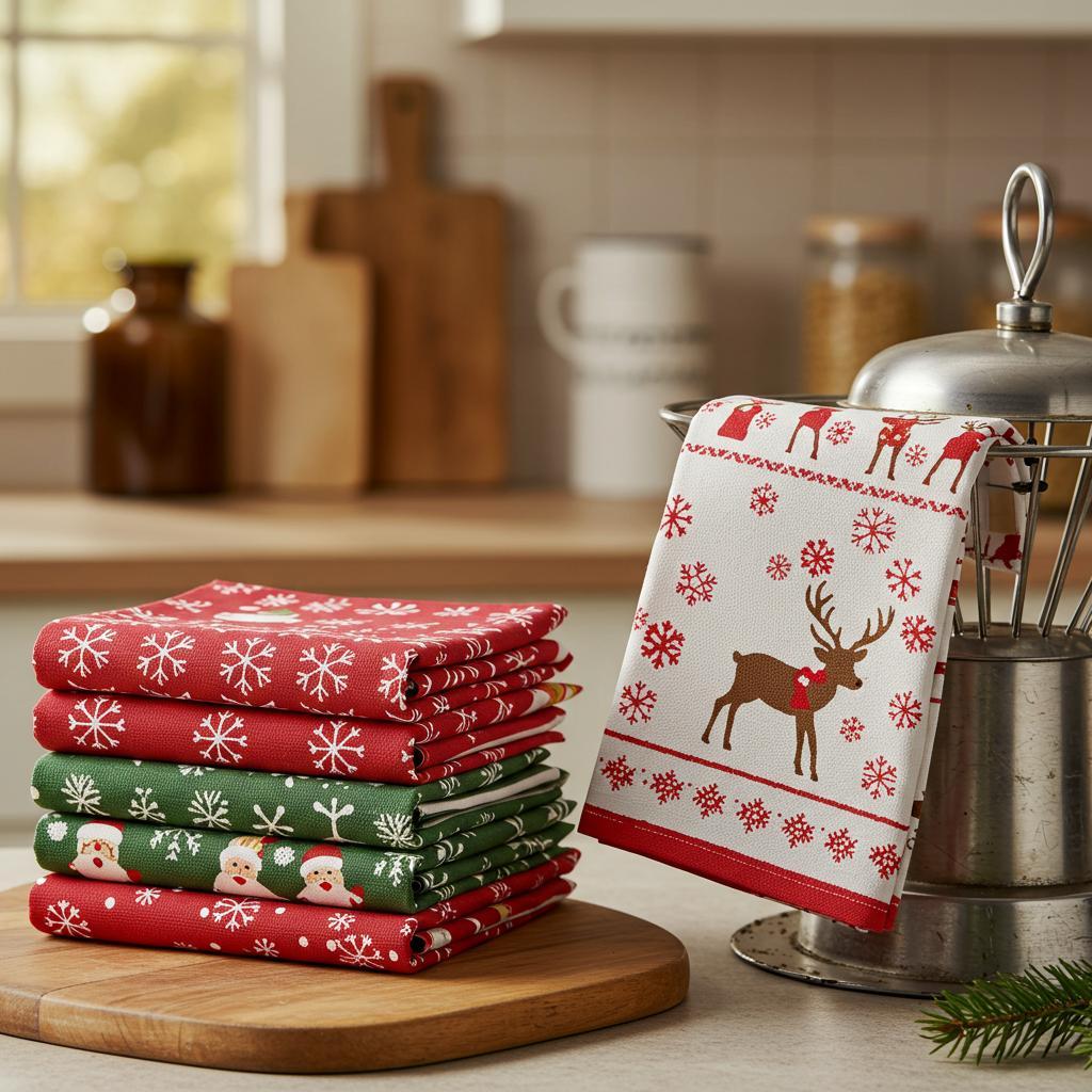 12 Days of Dish Towels: The Best Christmas Kitchen Towels for 2026