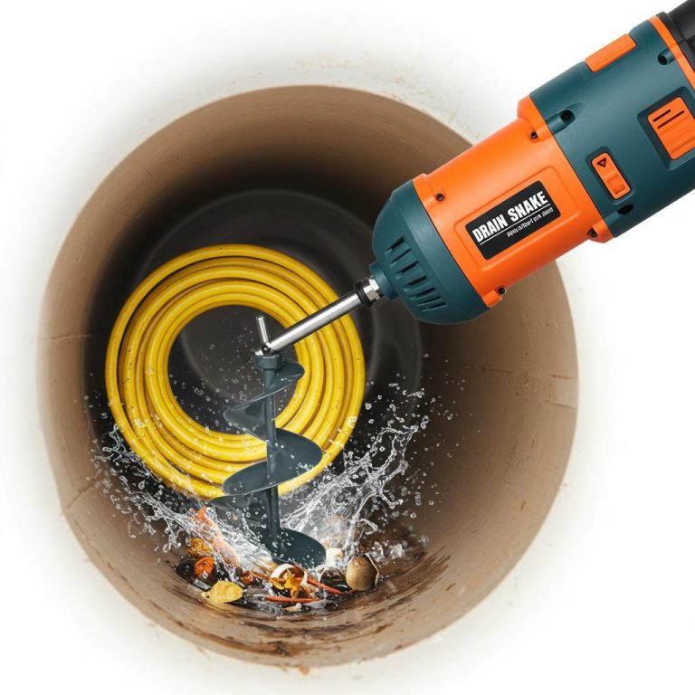 100 ft Electric Drain Snake: Unclog Your Pipes Like a Pro