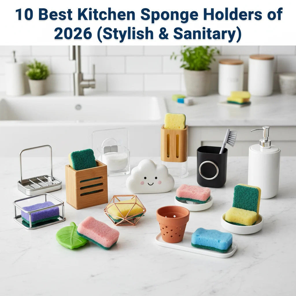 10 Best Kitchen Sponge Holders of 2026 (Stylish & Sanitary)