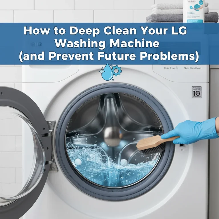 How to Deep Clean Your LG Washing Machine (and Prevent Future Problems)