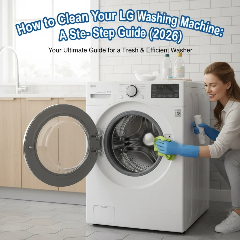 How to Clean Your LG Washing Machine: A Step-by-Step Guide (2026)