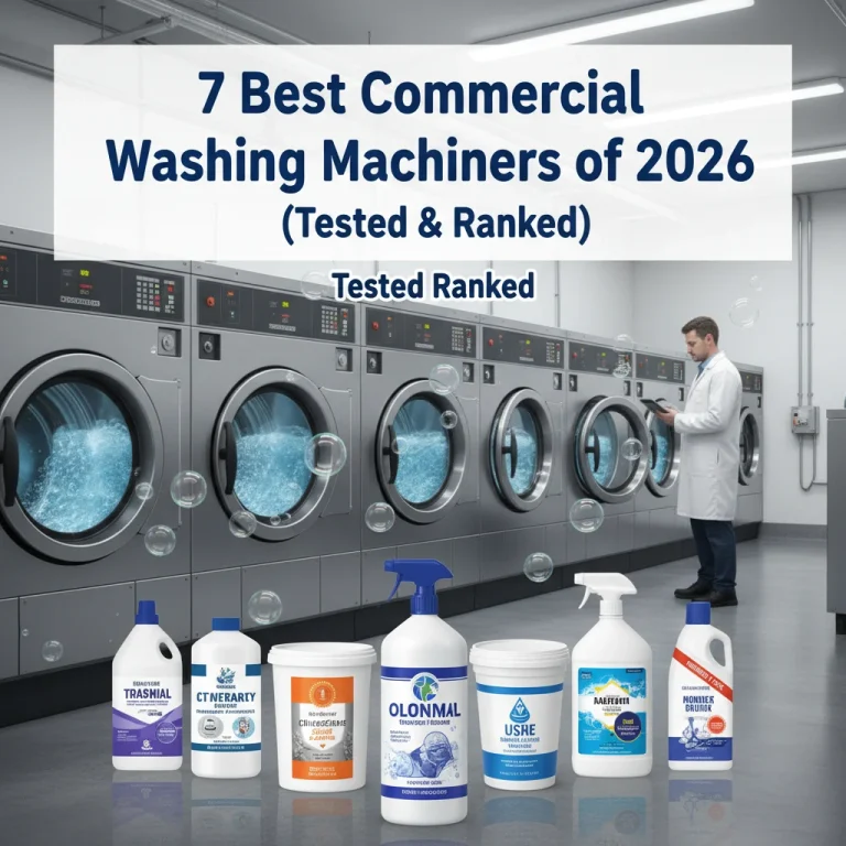 7 Best Commercial Washing Machine Cleaners of 2026 (Tested & Ranked)