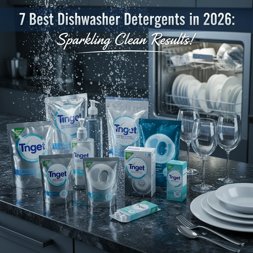 7 Best Dishwasher Detergents in 2026: Sparkling Clean Results!