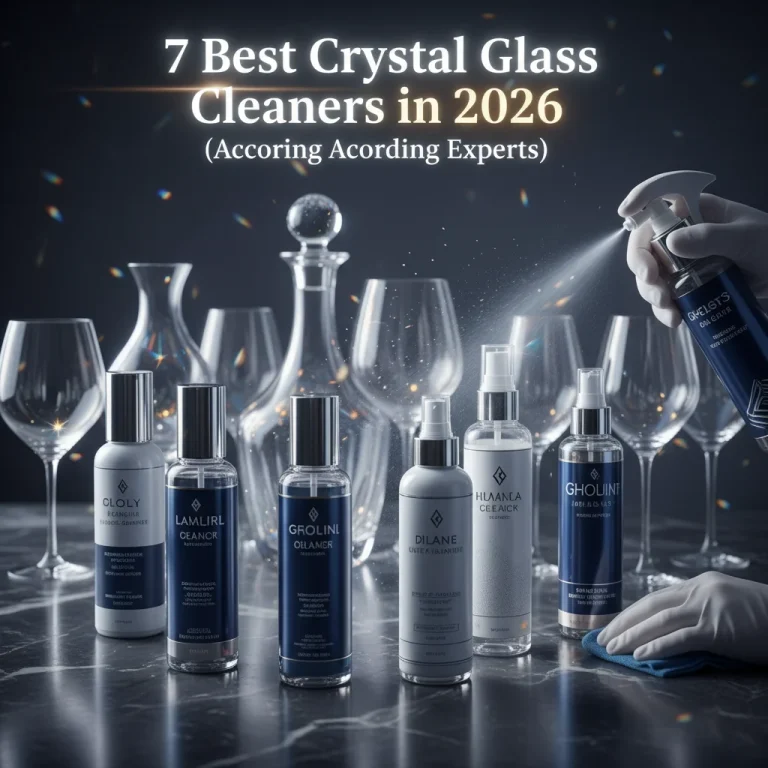 7 Best Crystal Glass Cleaners in 2026 (According to Experts)