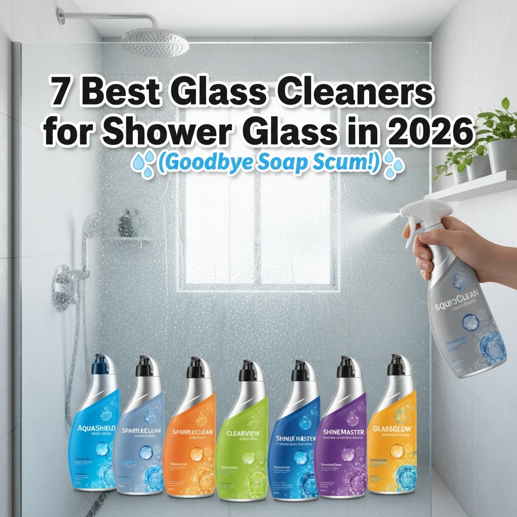 7 Best Glass Cleaners for Shower Glass in 2026 (Goodbye Soap Scum!)