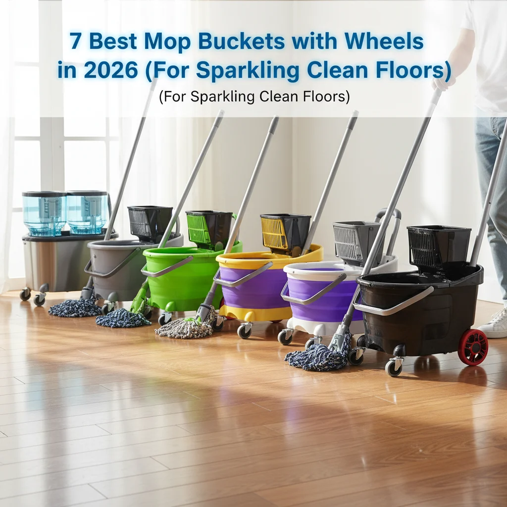 7 Best Mop Buckets with Wheels in 2026 (For Sparkling Clean Floors)