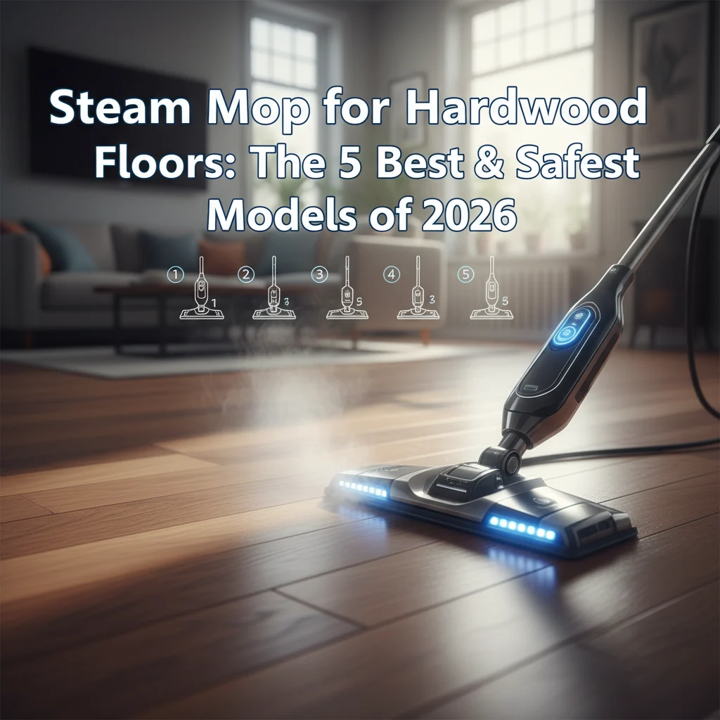 Steam Mop for Hardwood Floors: The 5 Best & Safest Models of 2026