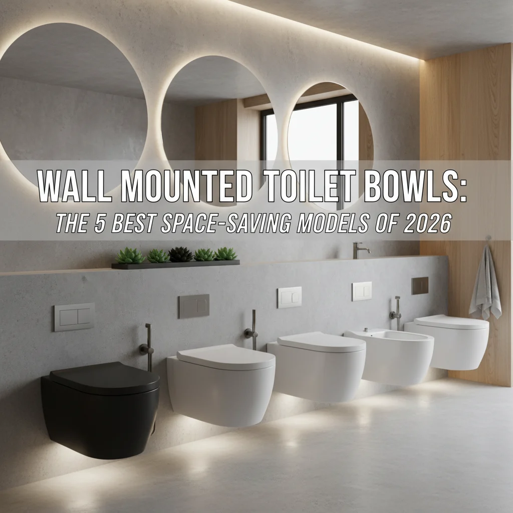 Wall Mounted Toilet Bowls: The 5 Best Space-Saving Models of 2026