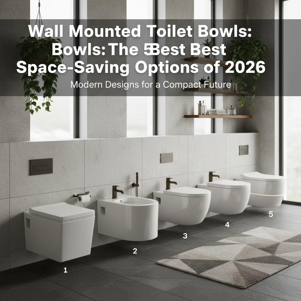 Wall Mounted Toilet Bowls: The 5 Best Space-Saving Options of 2026